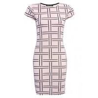 DOUBLE CHECK MINI BODYCON DRS