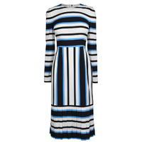 dolce and gabbana silk stripe dress