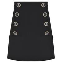 dolce and gabbana sailor button mini skirt