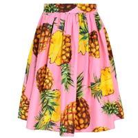 DOLCE AND GABBANA Pineapple Print Skirt