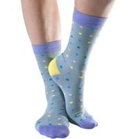 Doris & Dude Womens Grey Spot Bamboo Socks - Size 3-7