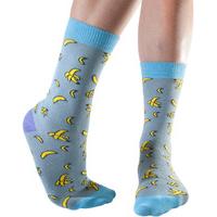 Doris & Dude Womens Bananas Bamboo Socks - Size 3-7