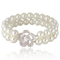 Double Row Pearl Bracelet