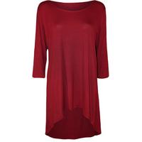 donna dip hem top wine