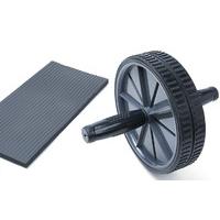 Double Wheel Ab Roller With Knee Mat