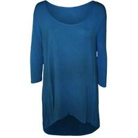 Donna Dip Hem Top - Royal Blue