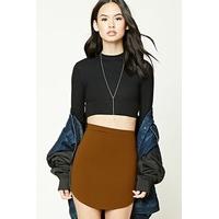 Dolphin Hem Mini Skirt