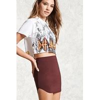 Dolphin Hem Mini Skirt