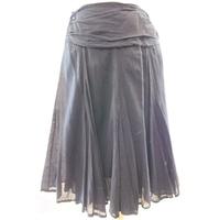 dorothy perkins size 8 black knee length skirt