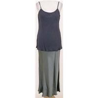 dorothy perkins size 12 grey sleeveless dress