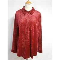 Dorothy Perkins - Size: 18 - Red - Shirt Dorothy Perkins - Red - Long sleeved shirt
