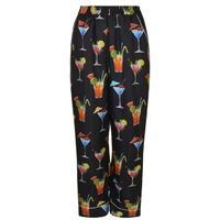 DOLCE AND GABBANA Cocktail Silk Trousers