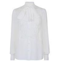 DOLCE AND GABBANA Lace Insert Blouse