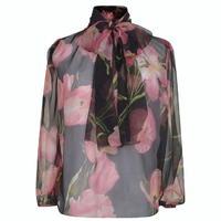 DOLCE AND GABBANA Sheer Tulip Blouse