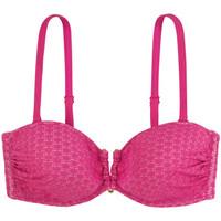 Dorina Pink Bandeau Swimsuit Guadeloupe women\'s Mix & match swimwear in pink