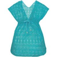 Dorina Turquoise Tunic fiji women\'s Tunic dress in blue