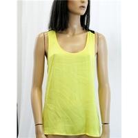 Dotti Size 10 Canary Yellow Party Top