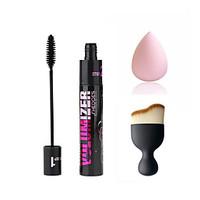 Double Head Mascara Wave Foundation Brush Small Non-latex Droplet Powder Puff