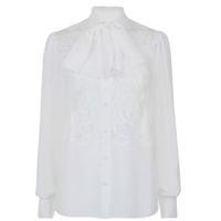 DOLCE AND GABBANA Lace Insert Blouse