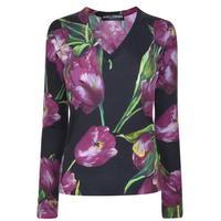 DOLCE AND GABBANA Tulip V Neck Jumper