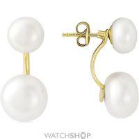 double freshwater pearl stud earrings