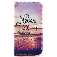Dream-Seeker Pattern PU Leather TPU Full Body Case with Card Holder for Samsung Galaxy Alpha/Grand NEO /Core Plus