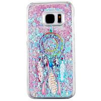 Dreamcatcher Pattern Glitter Quicksand Phone Case For Samsung Galaxy S6 S7 edge