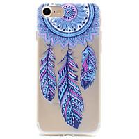 Dream Catcher Pattern TPU High Purity Translucent Openwork Soft Phone Case for iPhone 7 7Plus 6S 6Plus SE 5S 5