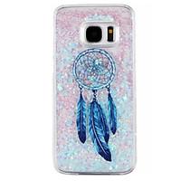 dreamcatcher pattern glitter quicksand phone case for samsung galaxy s ...