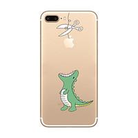 Dragons Pattern Creative LOGO Environmental TPU Material Phone Case for iPhone 7 7plus 6S 6plus SE 5S 5G