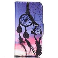 Dreamcatcher Pattern PU Leather Full Body Case with Card Slot and Stand for iPhone 5C