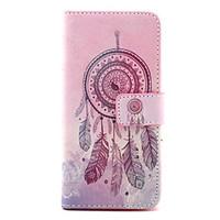 dreamcatcher pattern pu leather case with magnetic snap and card slot  ...