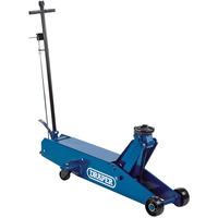 Draper 10 Tonne Long Chassis Hydraulic Trolley Jack with \'quick Li...