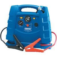 draper 40134 12v 700a portable power pack with air compressor and 