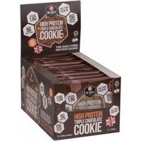 dr zaks high protein cookie 12 60g cookies triple chocolate