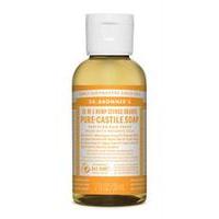 dr bronner org citrus orange liquid soap 60ml