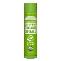 dr bronner organic lip balm lemon lime 4g