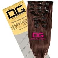 dream girl euro clip on hair extensions 18 inch 7