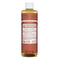 dr bronner organic eucalyptus castile liquid soap 473ml