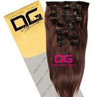 dream girl euro clip on hair extensions 20 inch 7