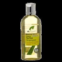 dr organic tea tree shampoo 265ml 250ml peppermint