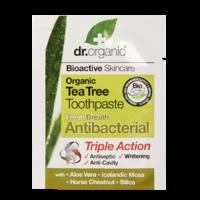 dr organic tea tree toothpaste sample