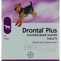 drontal bone shaped tablets dogs