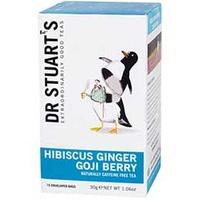 Dr Stuarts Hibiscus Ginger Goji Berry Tea 15 Bag(s)