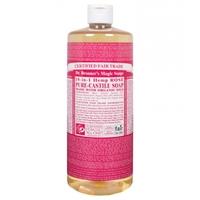 Dr Bronner Organic Castile Soap, 1000ml, Rose