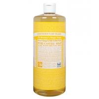 Dr Bronner Organic Castile Soap, 1000ml, Citrus Orange