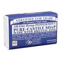 dr bronner organic soap bar 140gr peppermint
