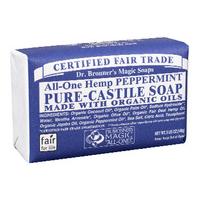 Dr Bronner Organic Soap Bar, 140gr, Peppermint