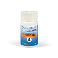 Dr. Schüssler Salts No. 4 Ferr Phos, 125Tabs