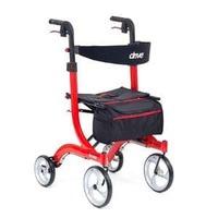 drive medical nitro rollator red